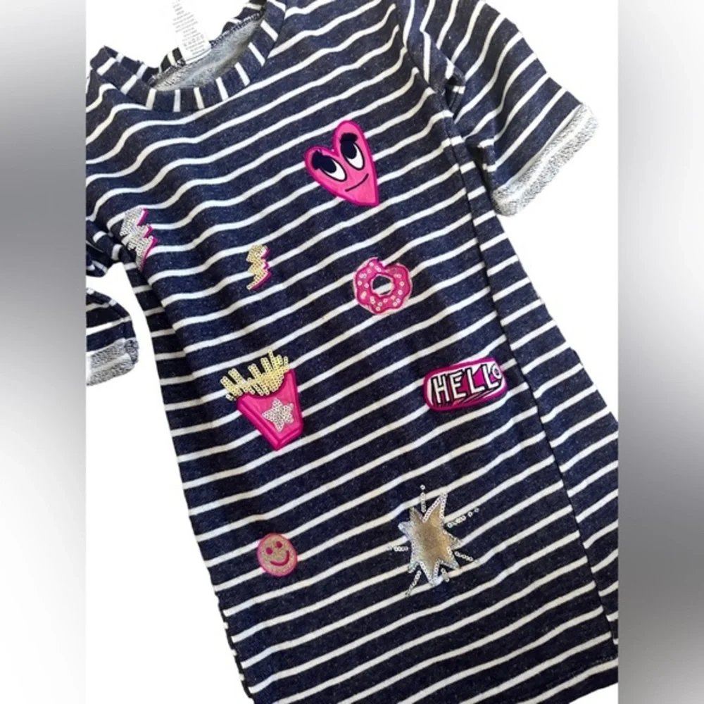 Youth Girl‎ Gymboree Striped Patched Dress size 10